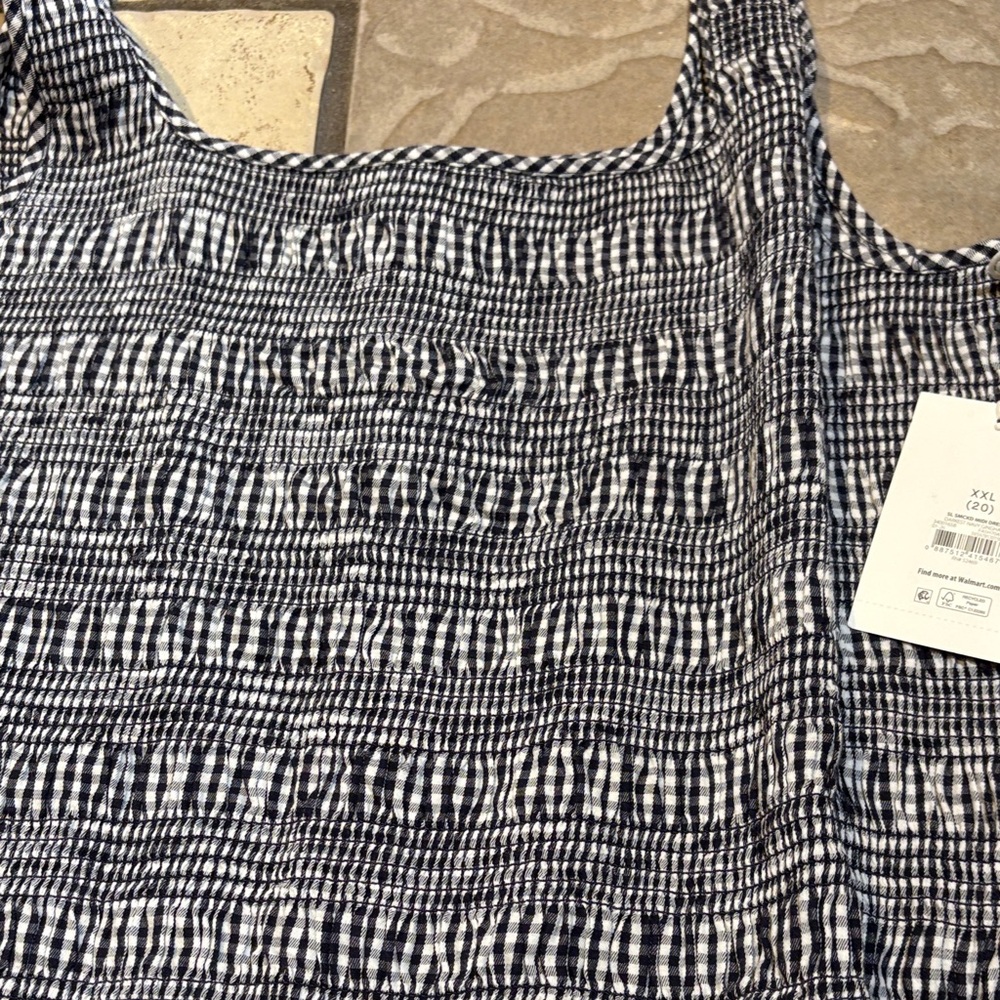 Free Assembly new  Gingham Dress - Picture 5 of 9